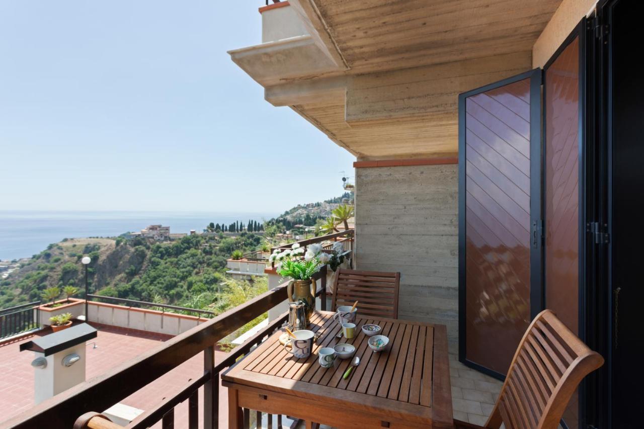 Taormina Panoramic Seaview Apartment Exterior foto