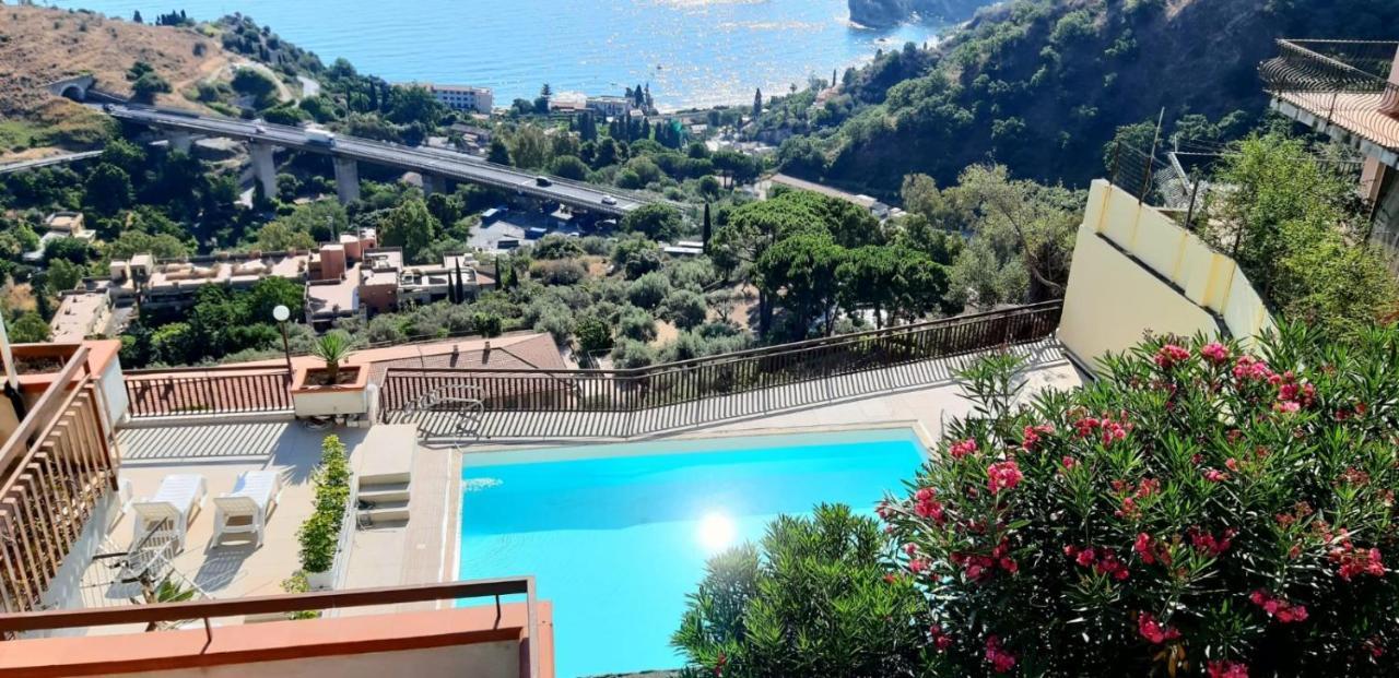 Taormina Panoramic Seaview Apartment Exterior foto